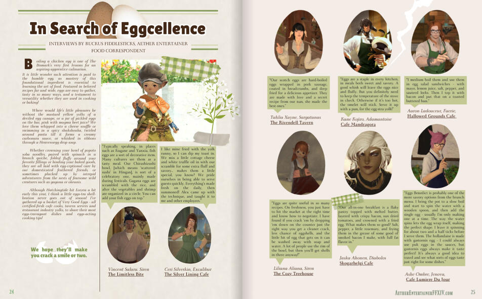 In Search of Eggcellence